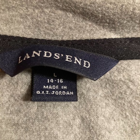 NWOT Vintage Lands' End Fleece Jacket Size L - Picture 8 of 9